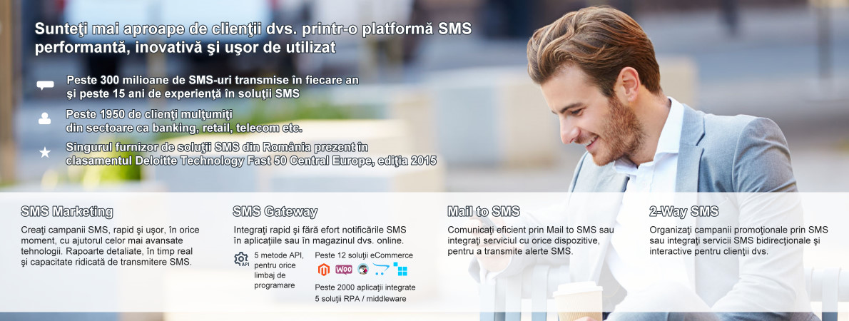 SMS Marketing, Campanii SMS, SMS Gateway, Mail to SMS